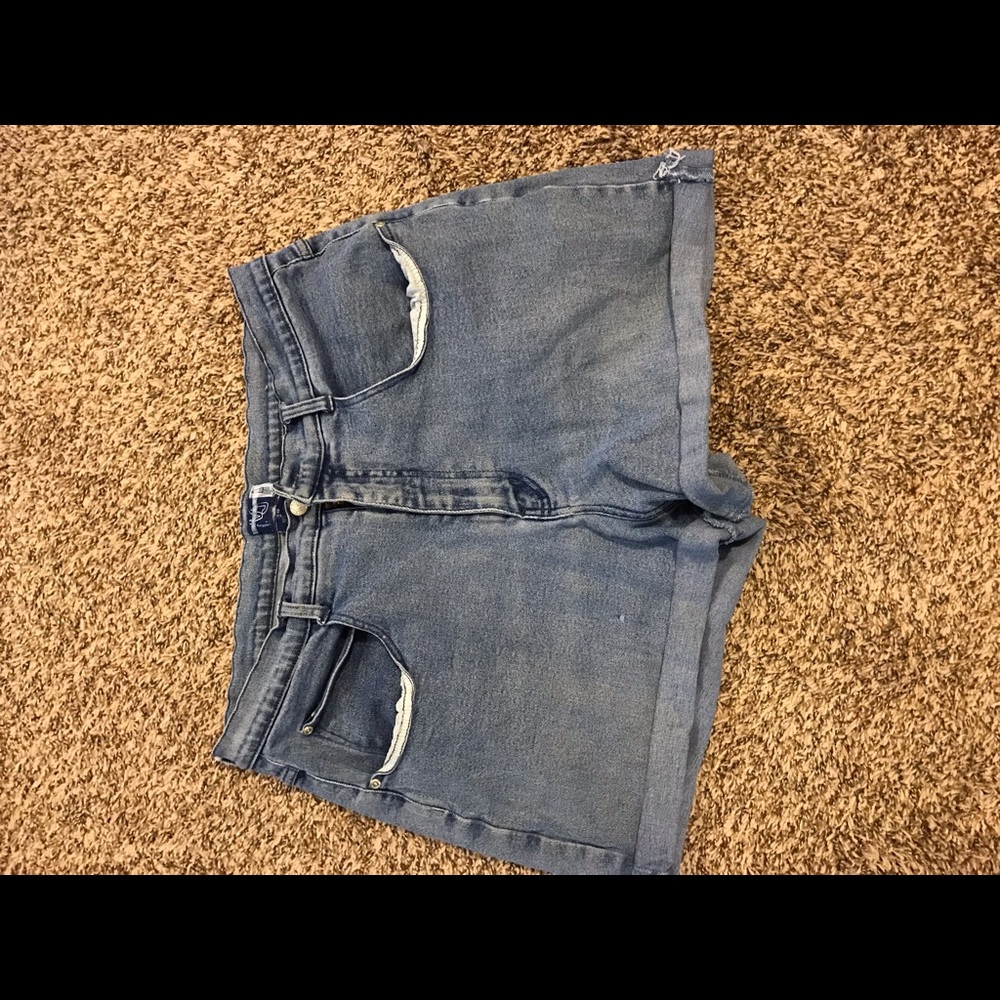 Vintage Light Wash Jean Shorts